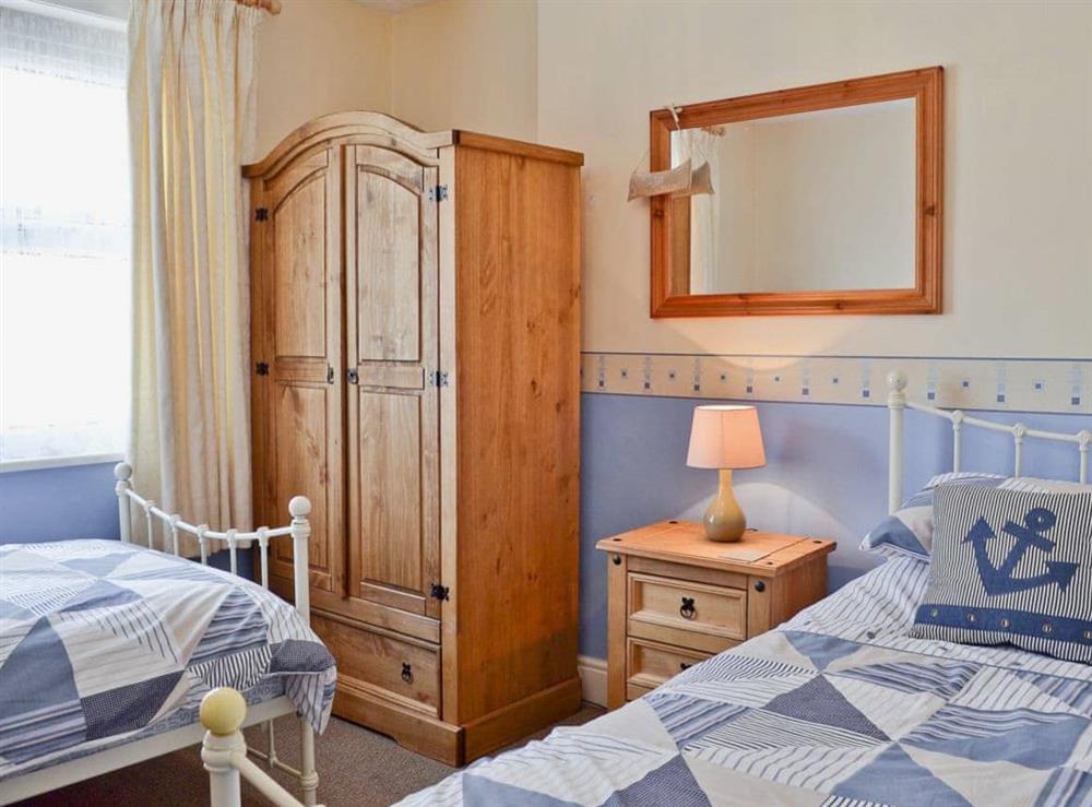 Twin bedroom at Coble Cottage in Flamborough, North Humberside
