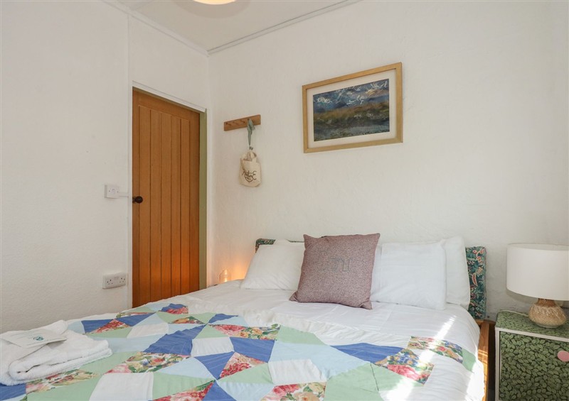 One of the bedrooms at Cobweb Cottage, Waunfawr