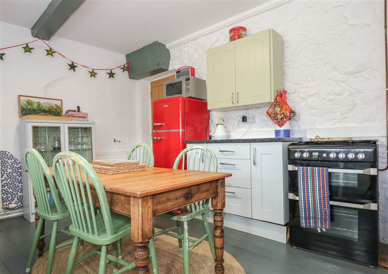 This is the kitchen at Cobweb Cottage, Waunfawr