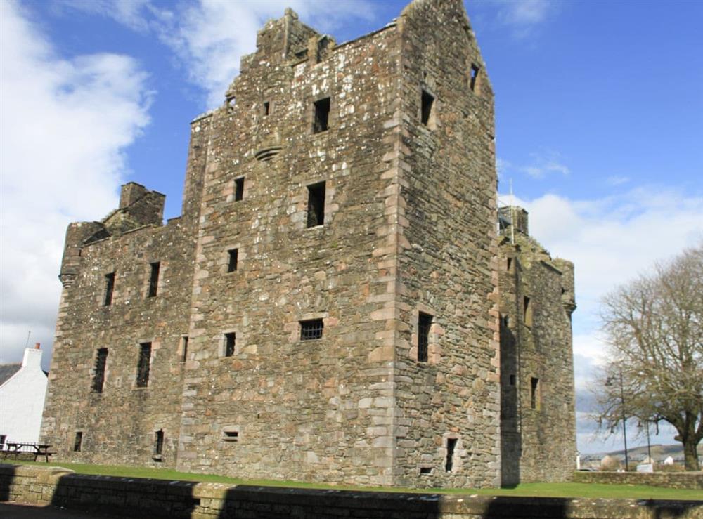 Maclellans Castle at Cochrane House in Kirkcudbright, Dumfries and Galloway, Kirkcudbrightshire