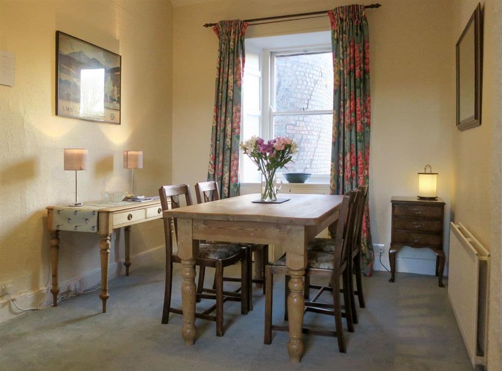 Spacious dining area at Cochrane House in Kirkcudbright, Dumfries and Galloway, Kirkcudbrightshire