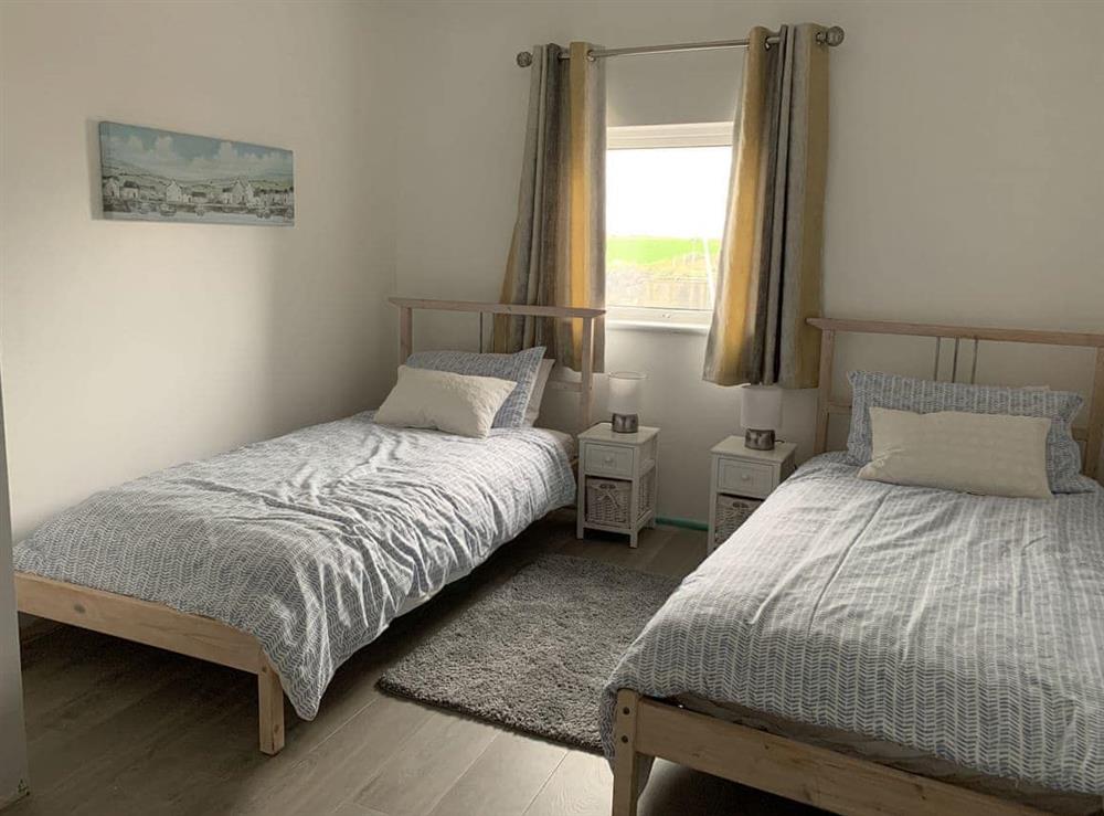 Ideal twin bedroom at Cockleshell Cottage in Haverigg, near Millom, Cumbria