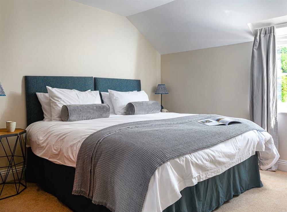 Double bedroom at Codswallop in Charlestown, Cornwall