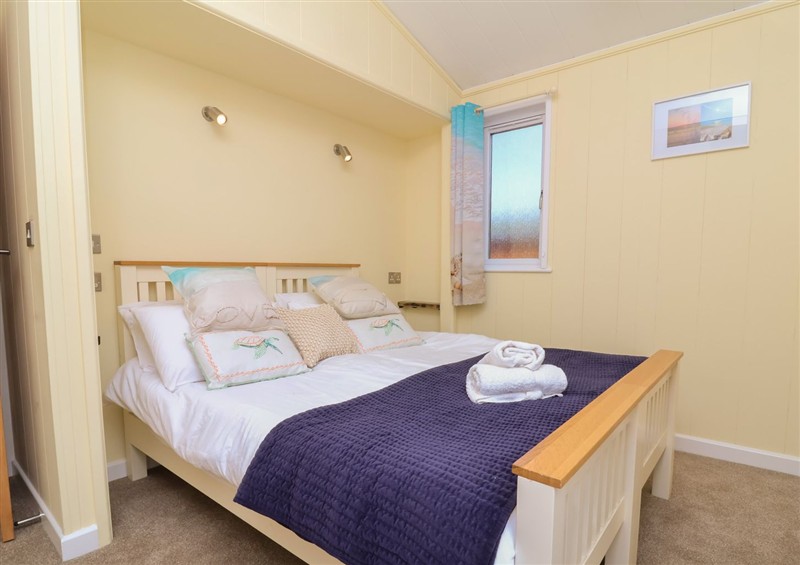 One of the 2 bedrooms at Cody Lodge, Mullacott Park near Ilfracombe