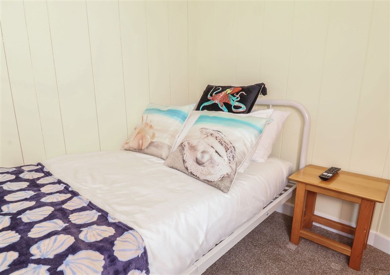 This is a bedroom at Cody Lodge, Mullacott Park near Ilfracombe