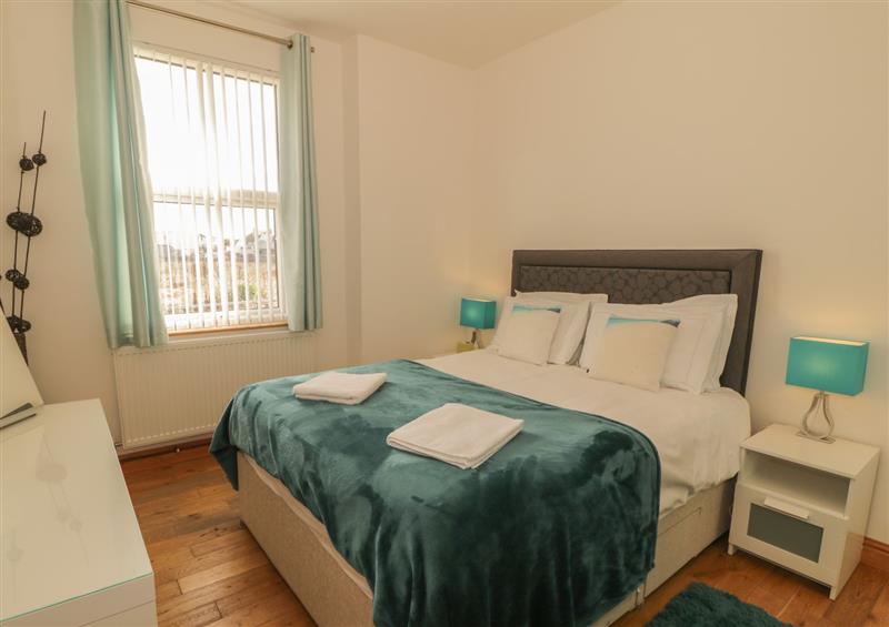 One of the bedrooms at Coed Llai, Trearddur Bay