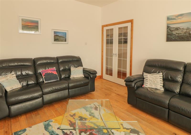 This is the living room at Coed Llai, Trearddur Bay