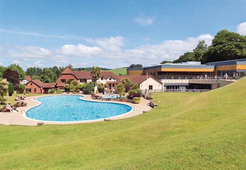 Outdoor heated pool at Cofton Country Holidays in Starcross, Near Dawlish