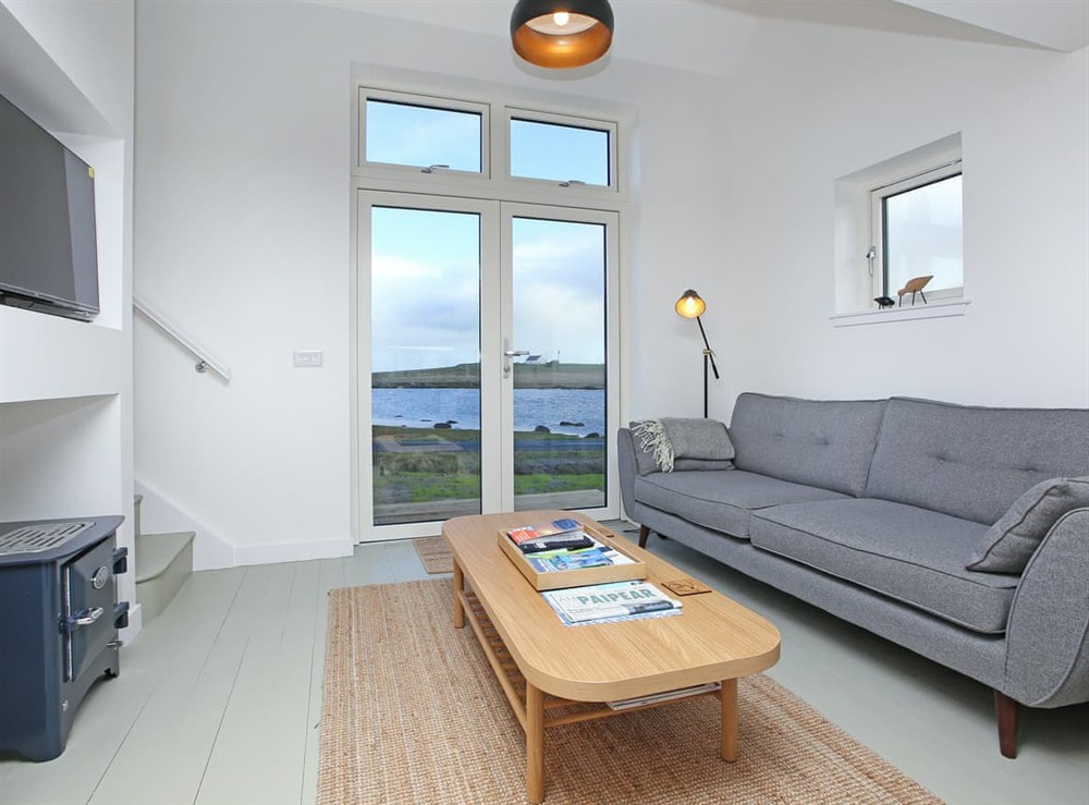 Living room at Coig Claddach Valley in North Uist, Isle Of North Uist