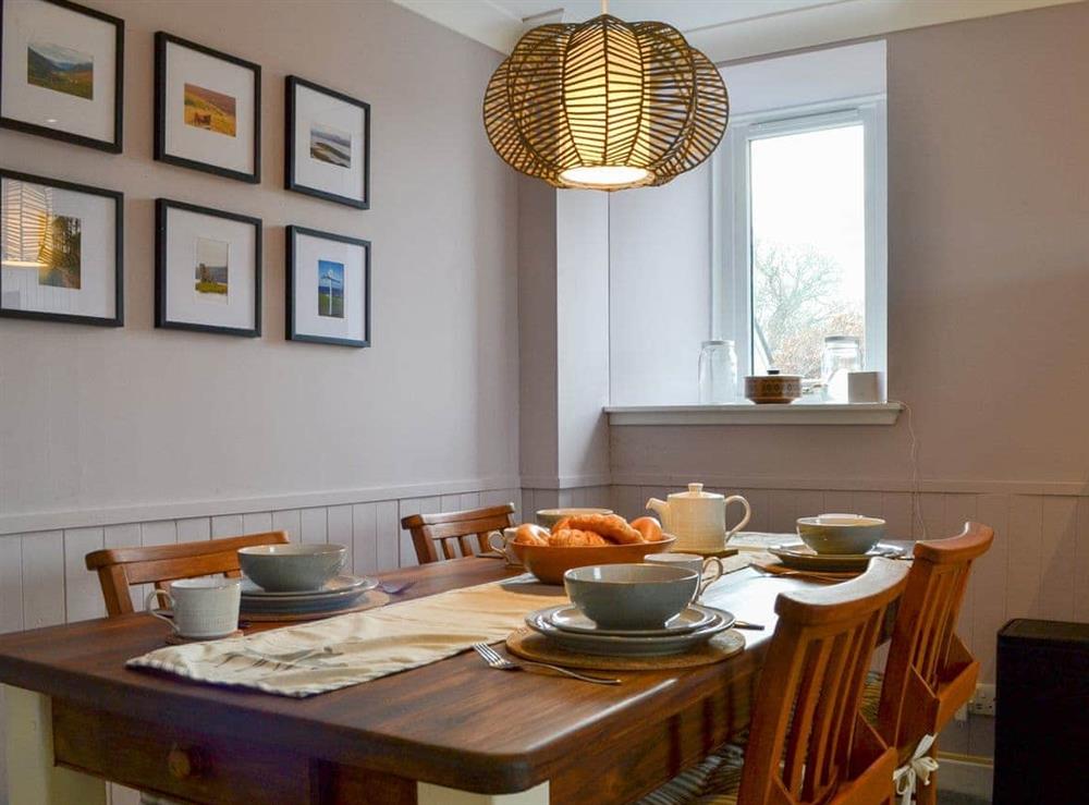 Dining Area at Coinean Cottage in Loch Ruthven, Inverness-Shire