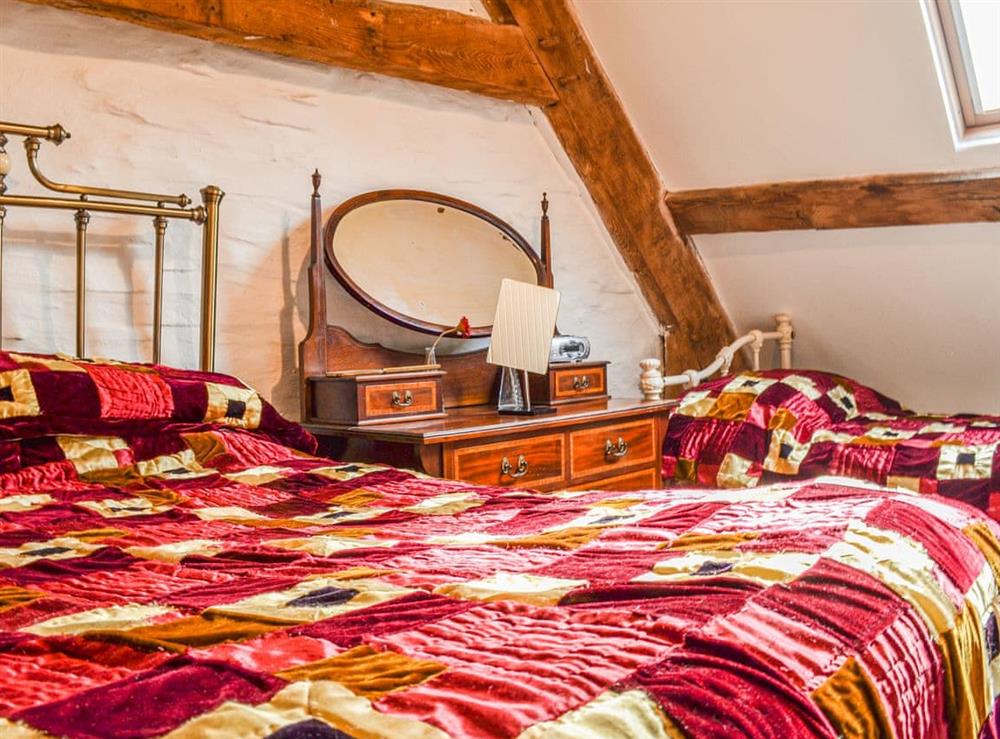 Double bedroom at Ty Fferm Hen, 