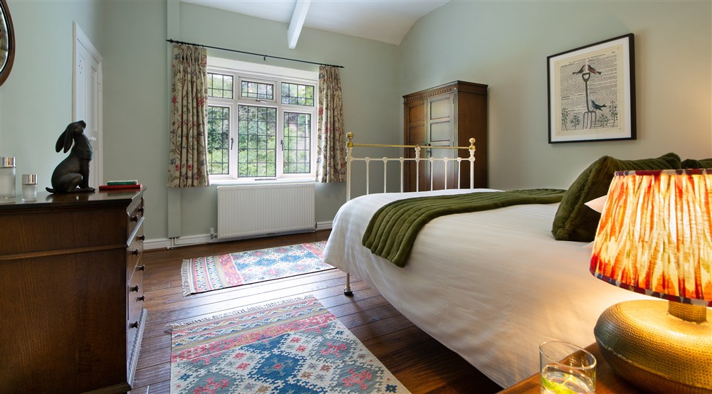 The double bedroom at Colby Rose Cottage in Narberth, Pembrokeshire