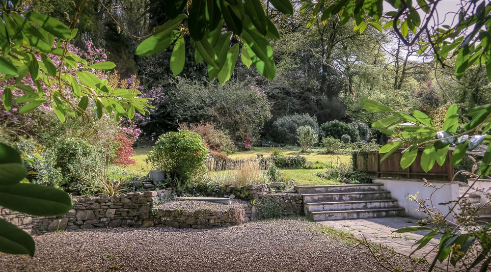 The garden at Colby Rose Cottage in Narberth, Pembrokeshire