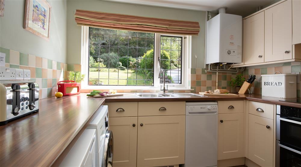 The kitchen at Colby Rose Cottage in Narberth, Pembrokeshire
