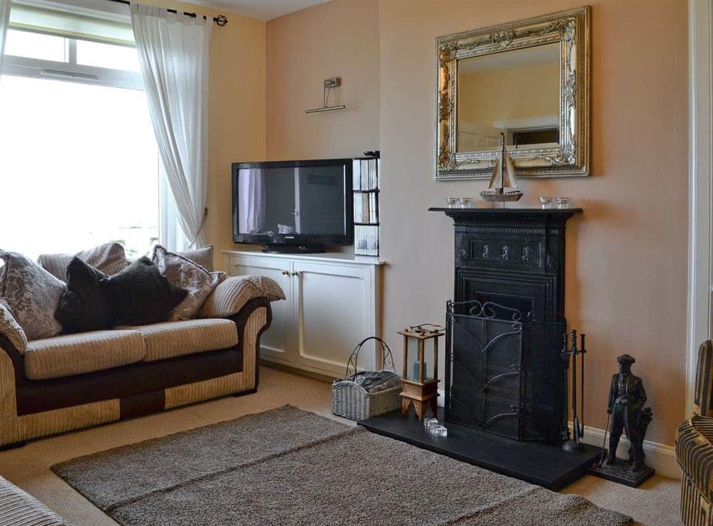 Cosy living room at Coldwrait Cottage in Burnmouth, near Berwick-upon-Tweed, Berwickshire