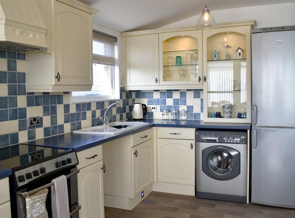 Well equipped kitchen area at Coles Retreat in Anderby Creek, near Skegness, Lincolnshire