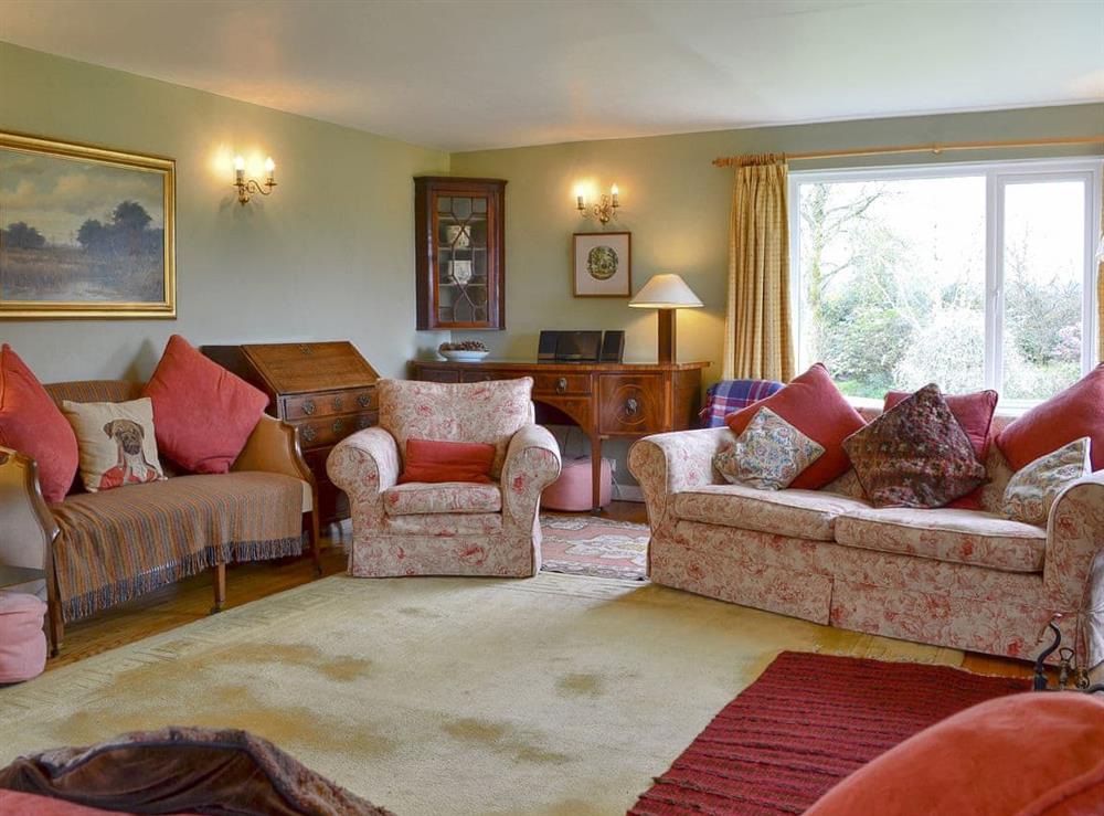 Comfortable living room at Collalis in Gartocharn, near Balloch, Dumbartonshire