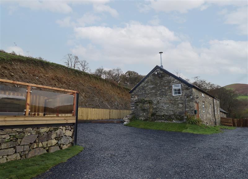 Outside Collfryn at Collfryn, Mallwyd