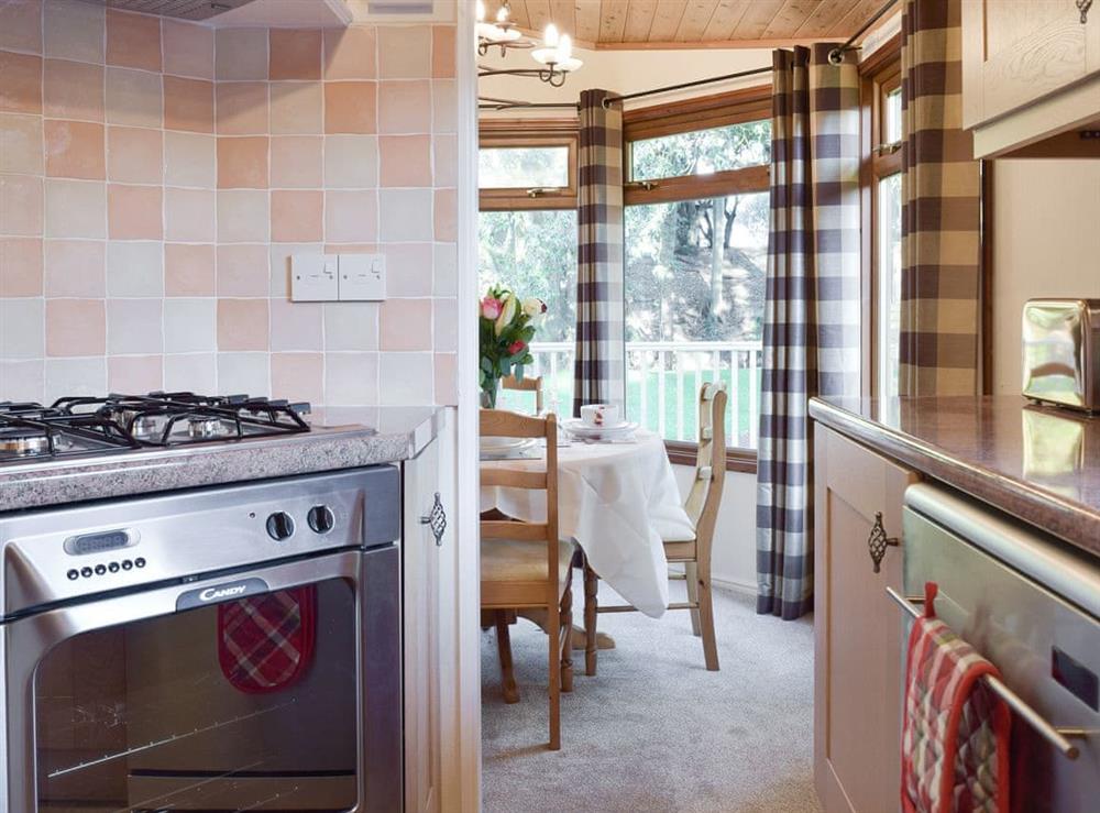Conveniently situated kitchen at Colman Brook Lodge in Corton, near Lowestoft, Suffolk