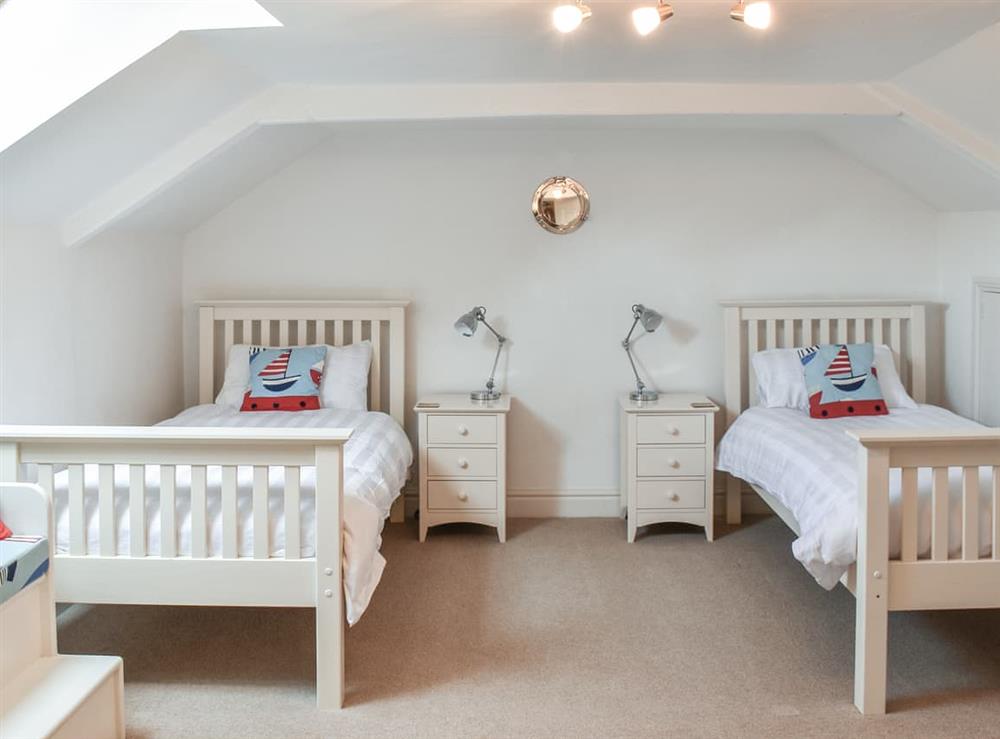 Twin bedroom at Colne House in Cromer, Norfolk