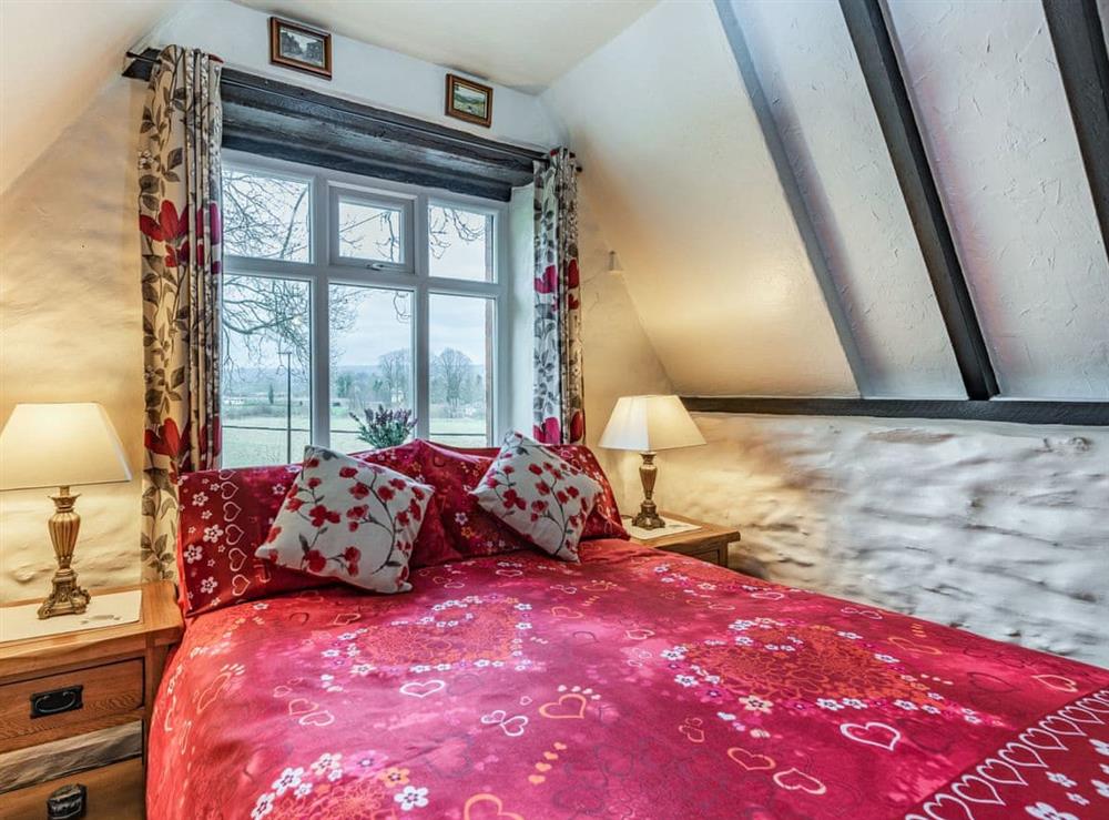 Double bedroom at Colomendy Lodge in Corwen, Denbighshire