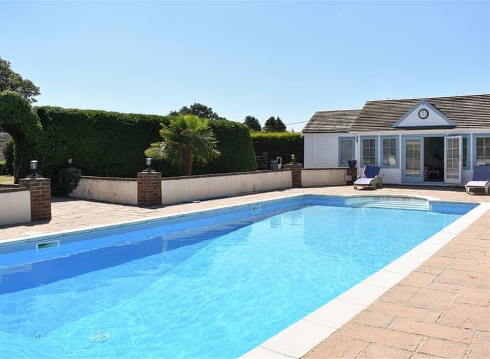 Wonderful, private swimming pool (photo 2) at Colts Close Cottage in East Burton, near Wool, Dorset