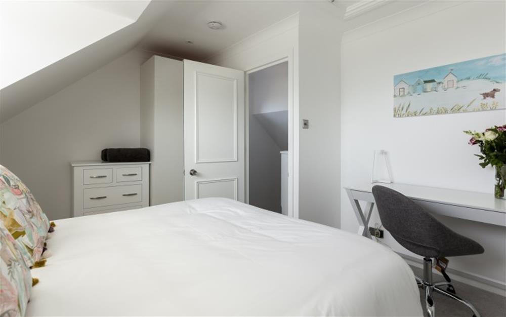 One of the 4 bedrooms at Columbia House in Milford On Sea