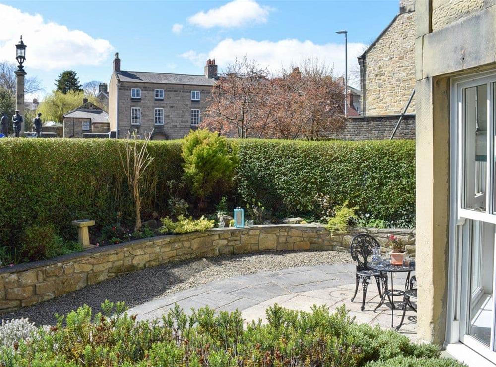 Outdoor area at Column View in Alnwick, Northumberland