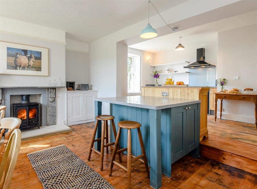 Impressive farmhouse style kitchen/dining room at Colveston Manor in Mundford, Norfolk