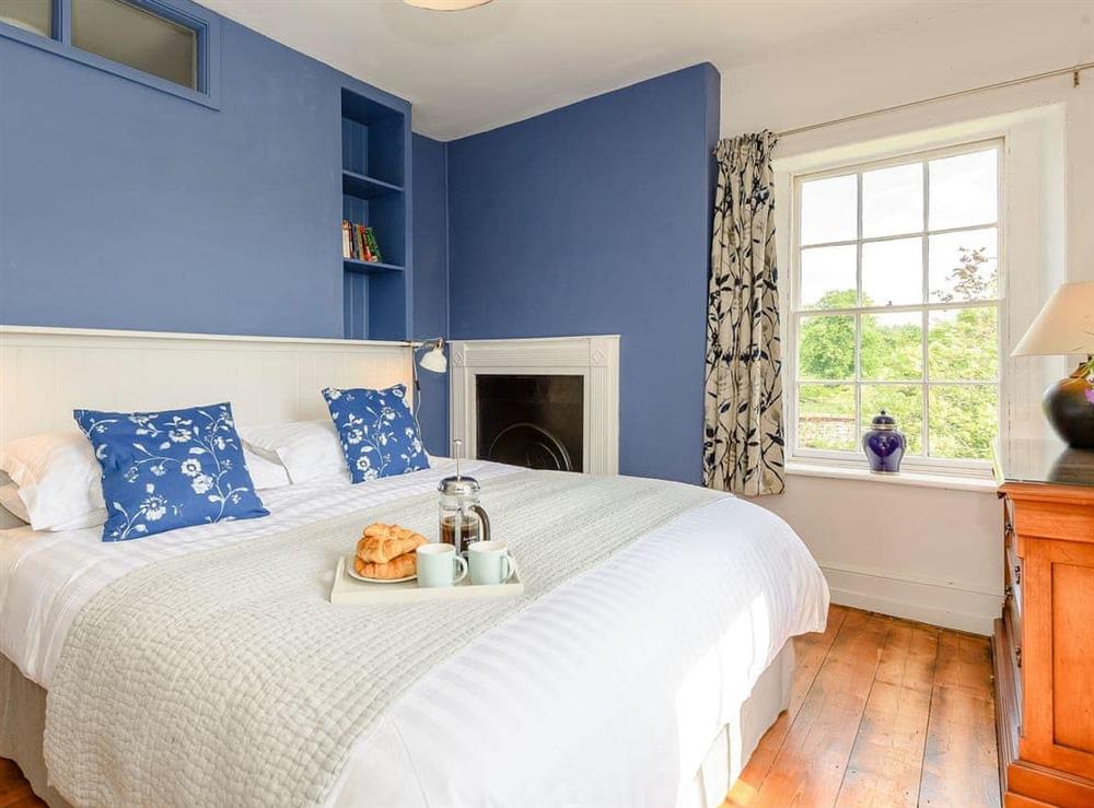 Sumptuous double bedroom at Colveston Manor in Mundford, Norfolk