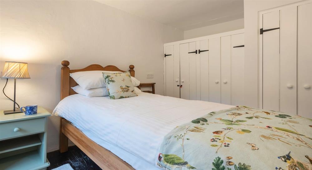 One of two single bedrooms at Combe Cottage in Nr. Bideford, Devon