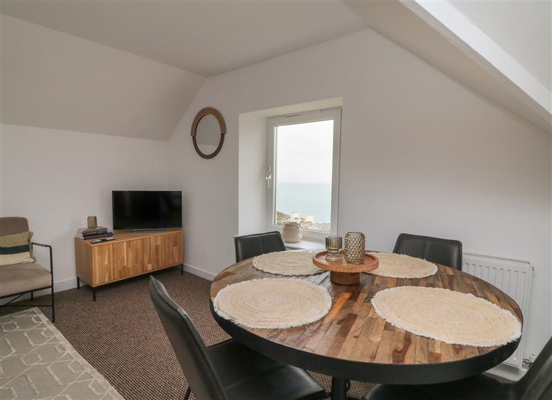 Enjoy the living room at Combe Hill Apartments, Ilfracombe