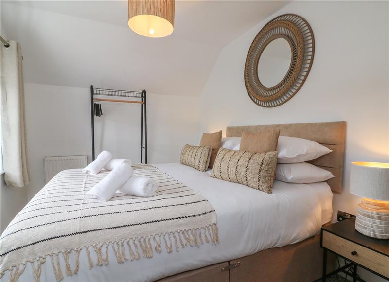This is a bedroom at Combe Hill Apartments, Ilfracombe