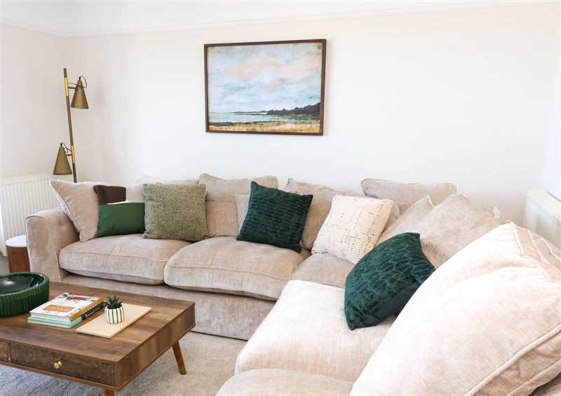 The living room at Combe View, Ilfracombe