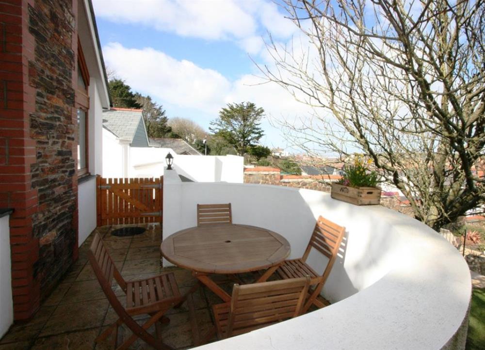 Terrace at Combermere Cottage in Bude