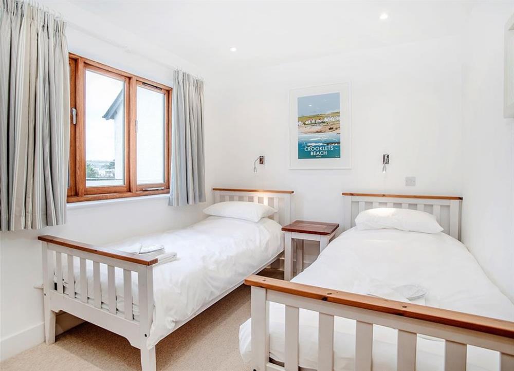 Twin bedroom  at Combermere Cottage in Bude