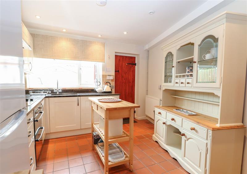 This is the kitchen at Compass Cottage, Bodham near Sheringham