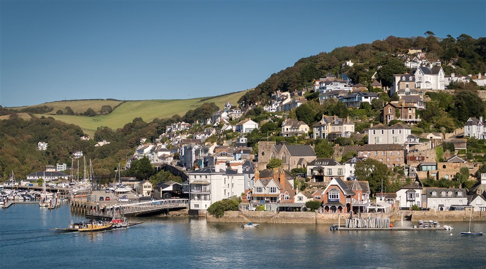 Kingsmear village, across the River Dart from Dartmouth, near Compass Cottage, Devon at Compass Cottage in Dartmouth, Devon