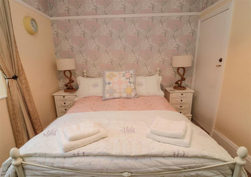 One of the bedrooms at Compass Cottage, Wooler