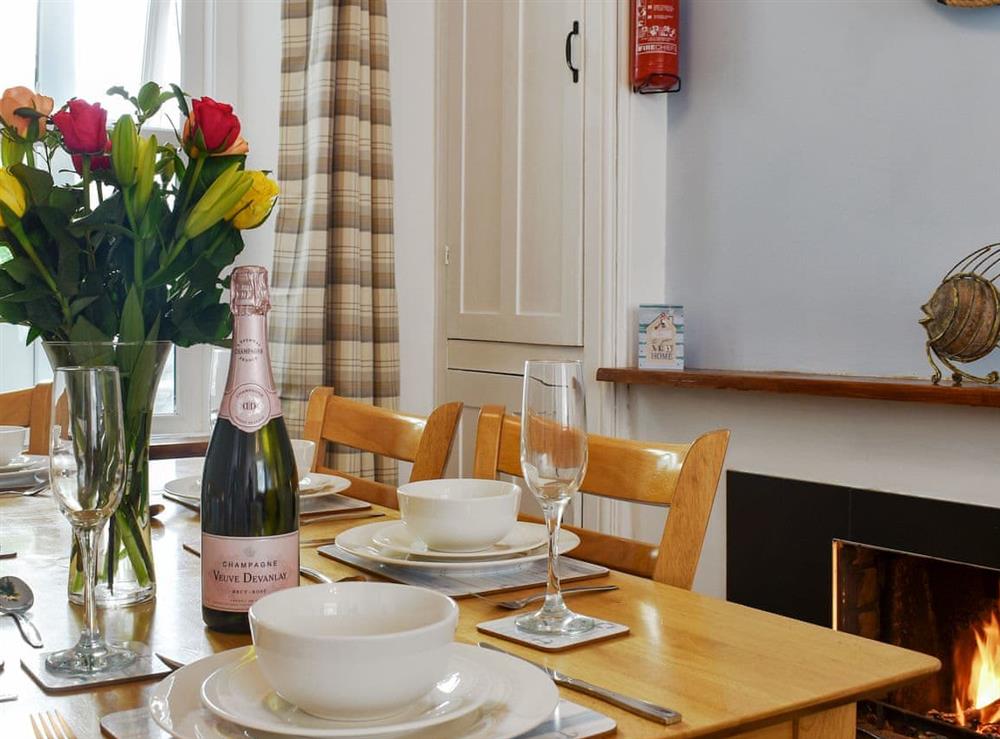 Wonderful dining area at Compass Point in Brixham, Devon