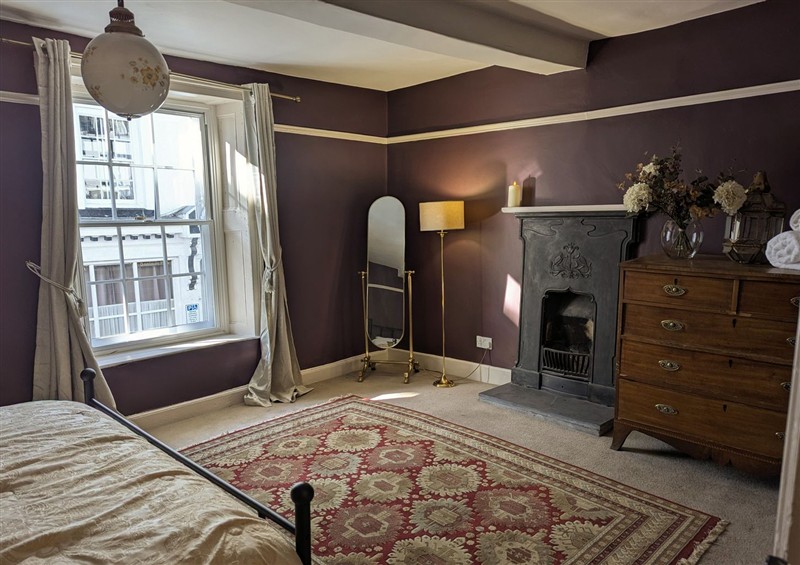 One of the 3 bedrooms at Compton House, Llanfyllin