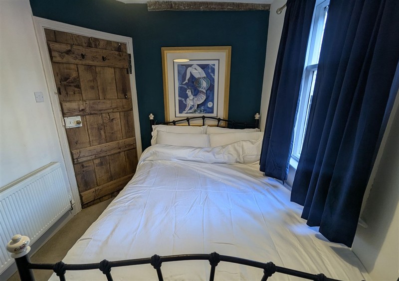 One of the bedrooms at Compton House, Llanfyllin