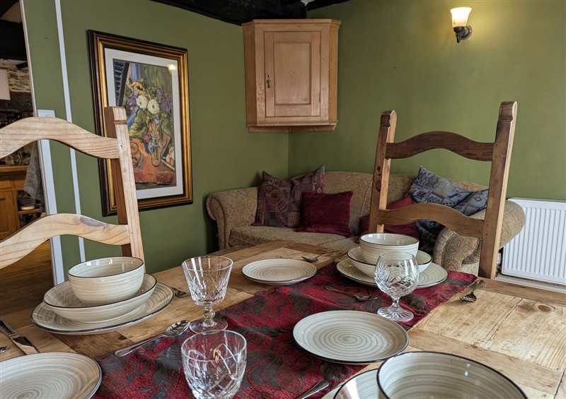 This is the dining room at Compton House, Llanfyllin