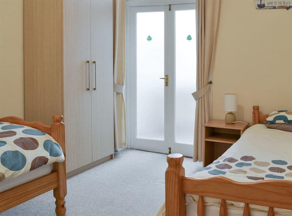 Comfortable twin bedroom at Comyn in Bridlington, Yorkshire