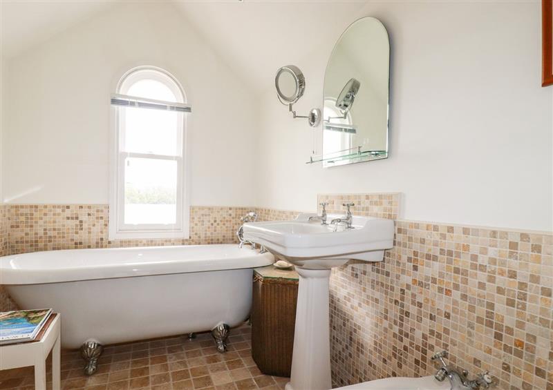 This is the bathroom at Condurro House, St Clement near Truro
