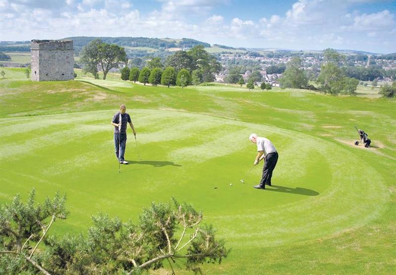 Golf course at Conifer Lodges in Newton Stewart, Dumfries & Galloway