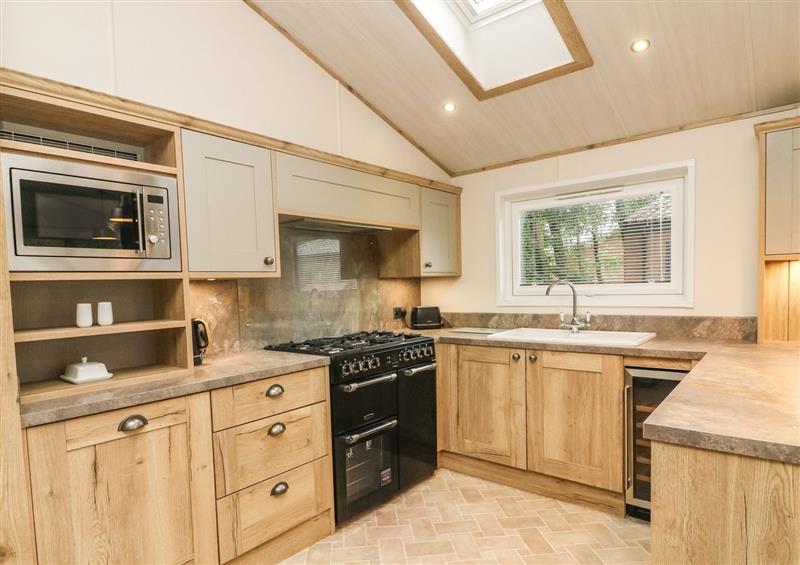 Kitchen at Coniston View 9, Dock Acres near Tewitfield