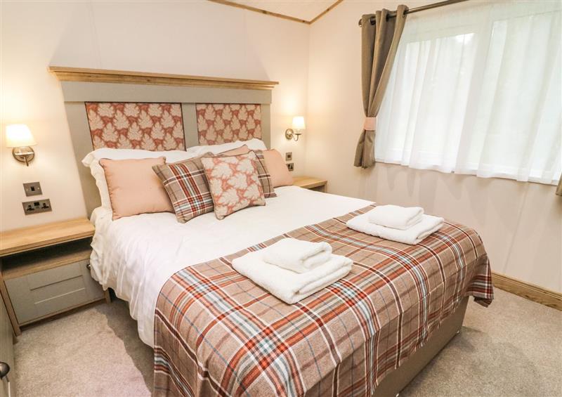 One of the bedrooms at Coniston View 9, Dock Acres near Tewitfield
