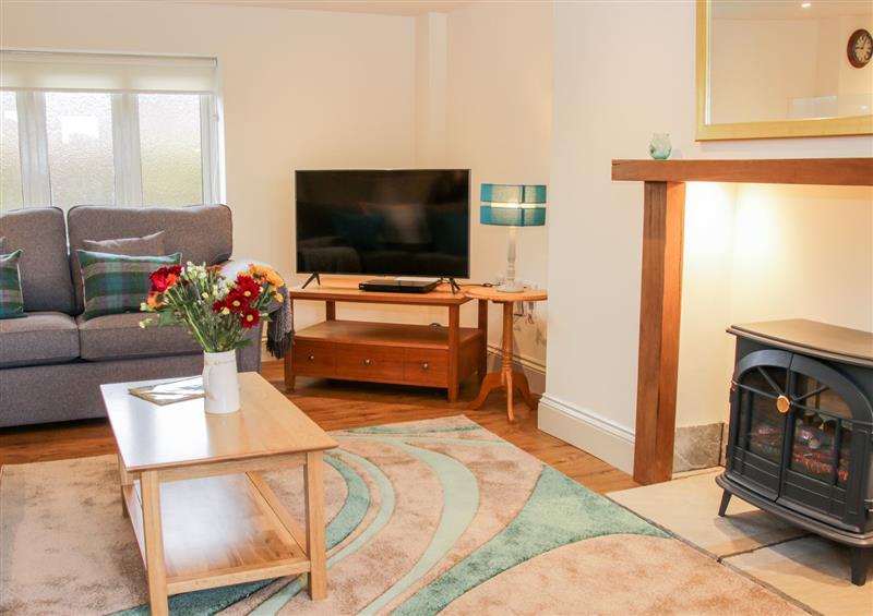 The living area at Conkers Cottage, Rushbury near Church Stretton