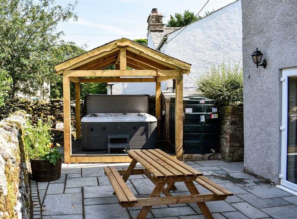 Outdoor area at Conn Cottages in Bampton, near Shap, Cumbria